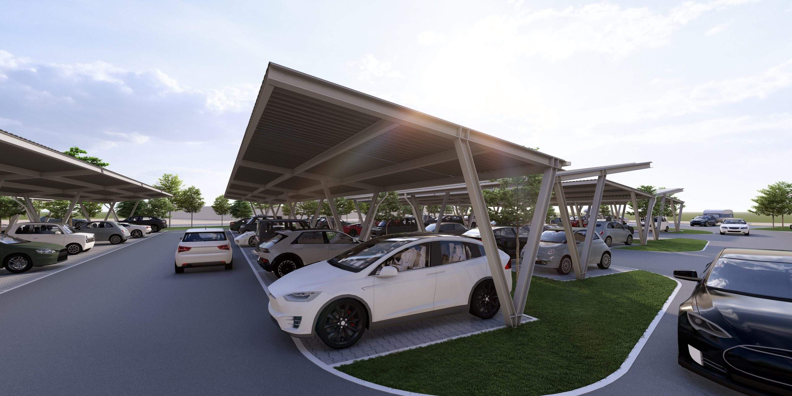 Park & Charge Seitenansicht